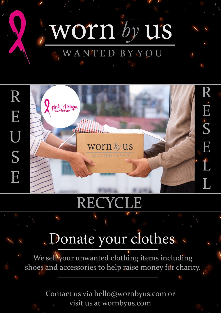 Sell your unwanted clothes and support those affected by breast cancer